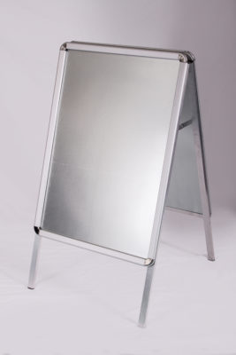 Aufsteller Werbung Eventaufsteller Kundenstopper DIN A1 beidseitig mieten Verleih leihen ausleihen