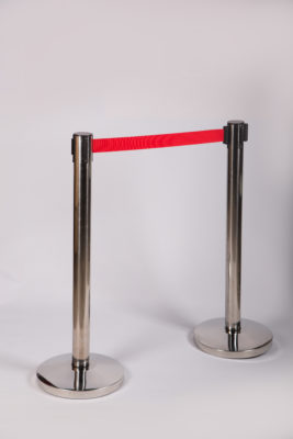 Tensator Raumteiler Begrenzer Absperrband rotes Band mieten Verleih leihen ausleihen