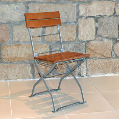 Gartenstuhl Stuhl rustikal einfach